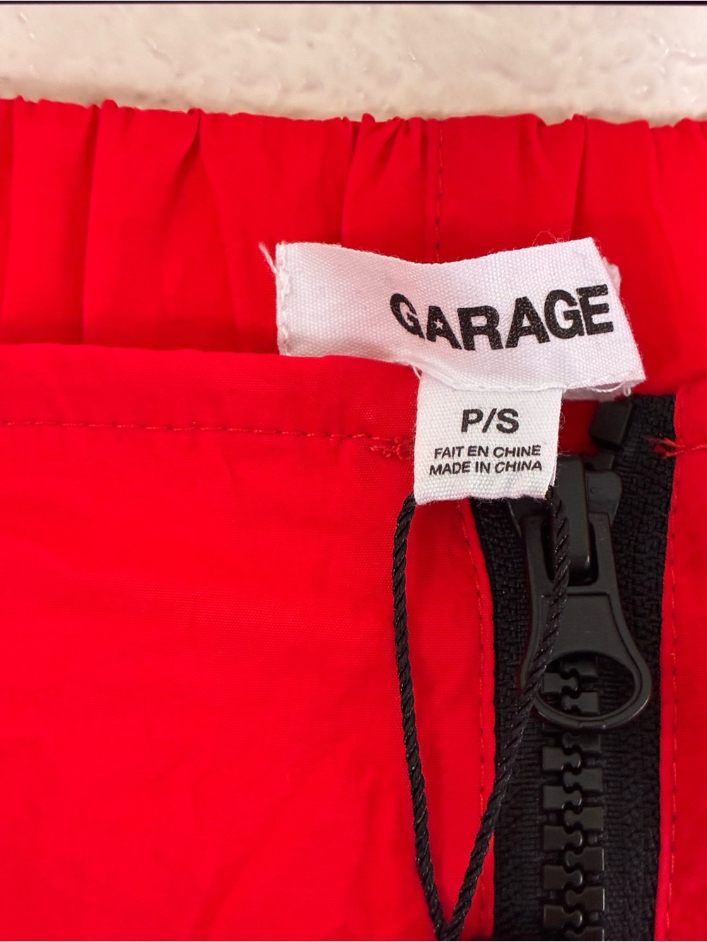 Garage | NWT red high waist nylon cargo pants size small - Picture 2 of 13